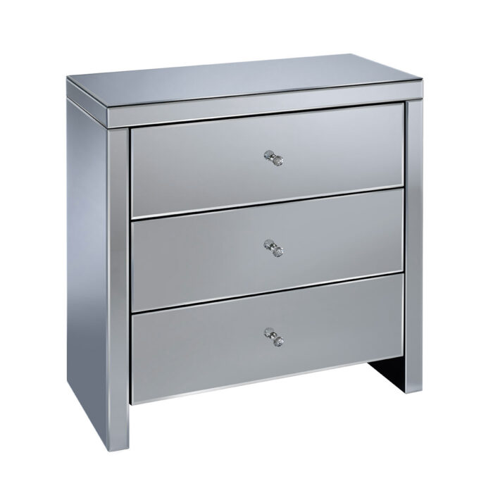 birlea Seville 3 Drawer Mirror Chest-0