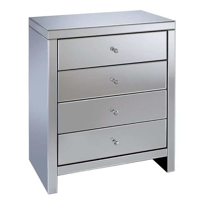 birlea Seville 4 Drawer Mirror Chest-0