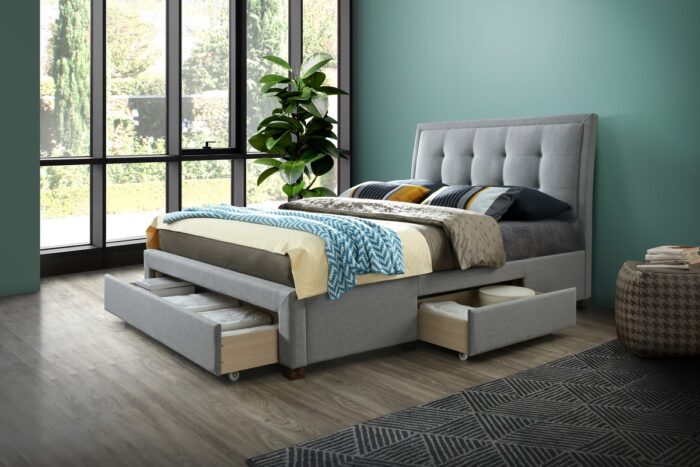 birlea fabic Shelby Bed grey-7519