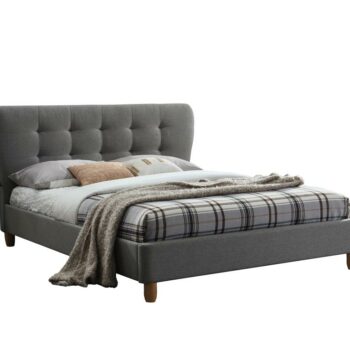 birlea Stockholm Fabric Bed Grey-0