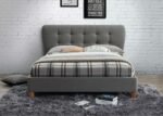 birlea Stockholm Fabric Bed Grey-7696