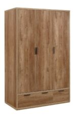 birlea Stockwell 3 Door + 2 Drawer Wardrobe-0
