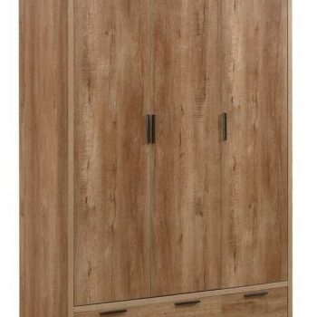 birlea Stockwell 3 Door + 2 Drawer Wardrobe-0