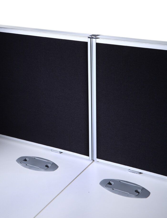 oi Desk Mounted Aluminium Screens Choice of Lengths-6678