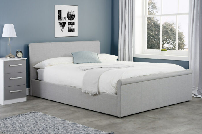 birlea fabic Stratus Ottoman Bed grey-7533