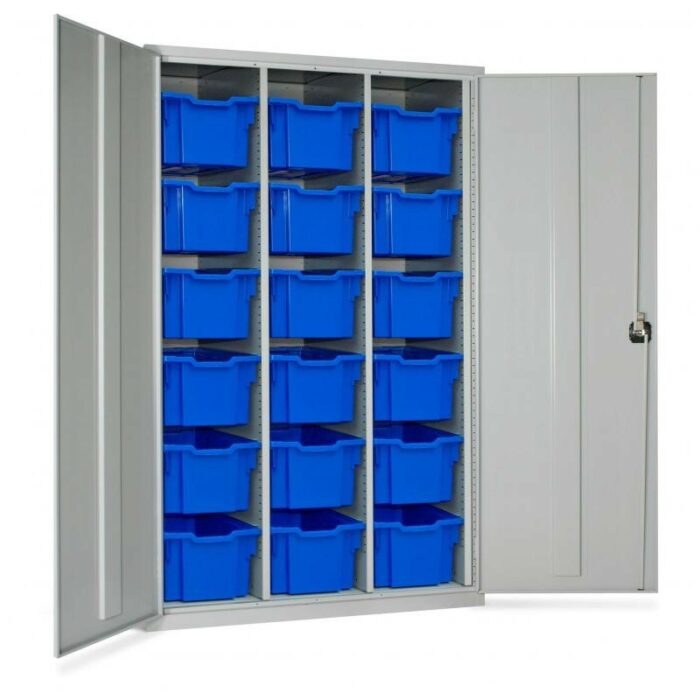 Metal High Capacity Tray Storage Cupboards-7411