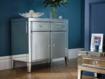 BIRLEA Valencia Mirrored 2 Drawer 2 Door Sideboard-14967