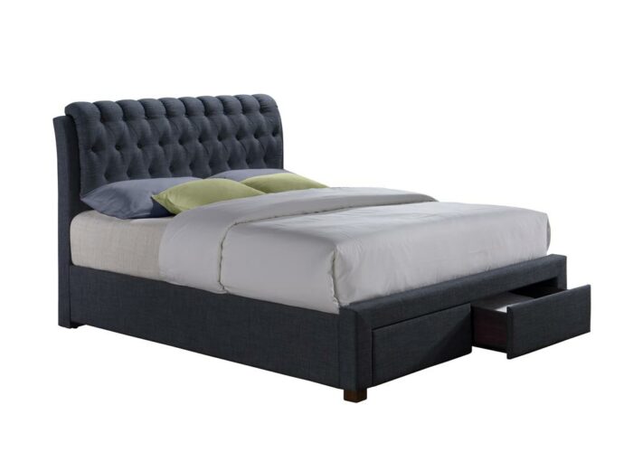 birlea fabic Valentino 2 Drawer Fabric Bed -0