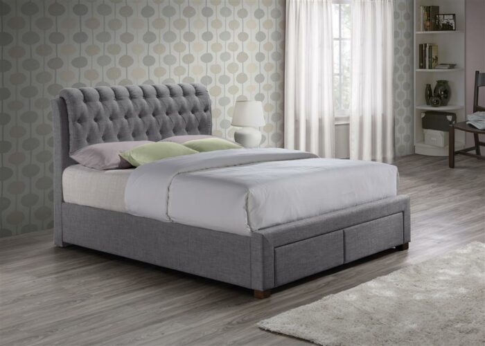 birlea fabic Valentino 2 Drawer Fabric Bed -7555