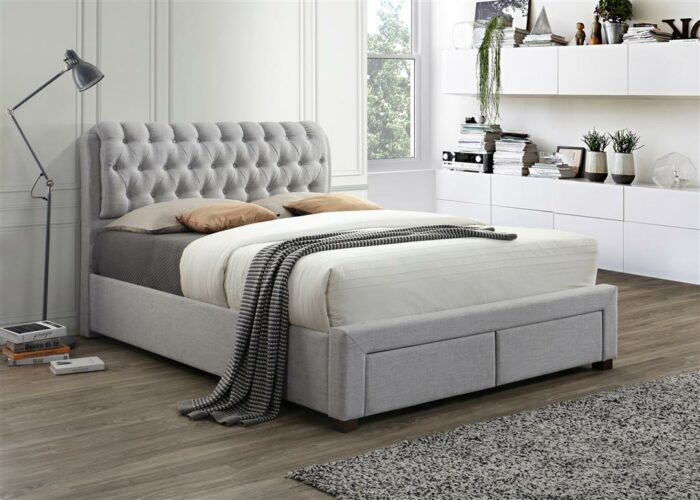 birlea fabic Valentino 2 Drawer Fabric Bed -7553