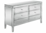 birlea Valencia Mirrored 6 Drawer Chest-0