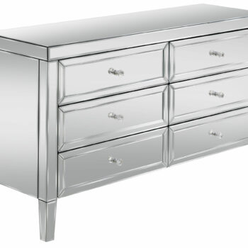 birlea Valencia Mirrored 6 Drawer Chest-0
