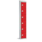 Metal 6 Door Personal Storage Locker-7302