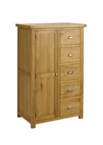 birlea Woburn 1 Door 5 Drawer Wardrobe-0