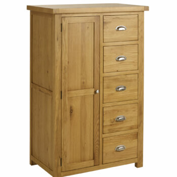 birlea Woburn 1 Door 5 Drawer Wardrobe-0