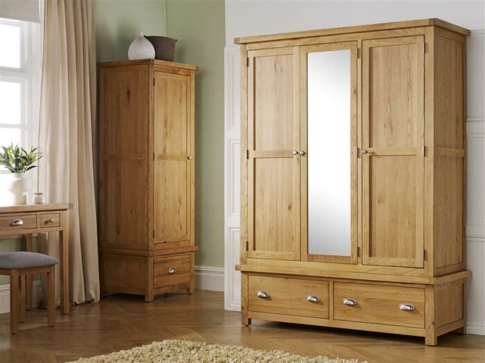 birlea Woburn 3 Door 2 Drawer Wardrobe-15019