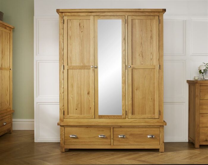 birlea Woburn 3 Door 2 Drawer Wardrobe-15018