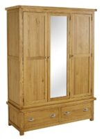 birlea Woburn 3 Door 2 Drawer Wardrobe-0