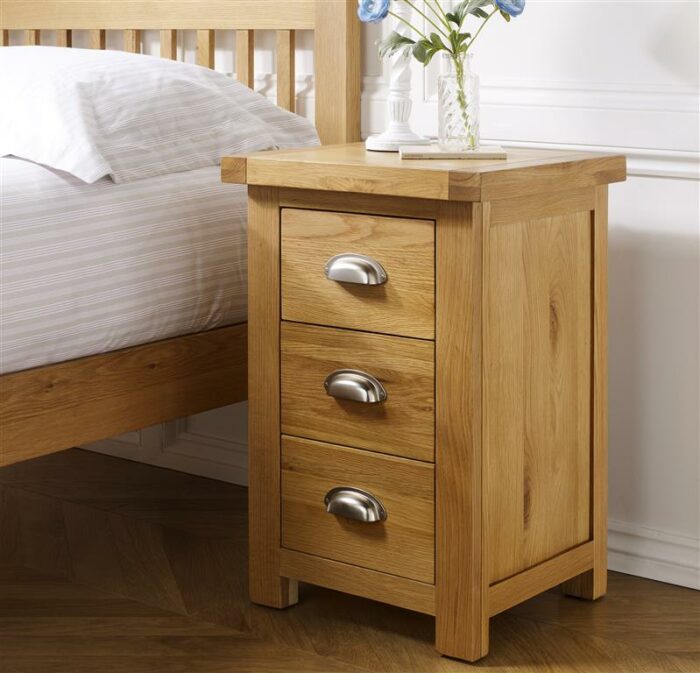 birlea Woburn Large 3 Drawer Bedside-15032
