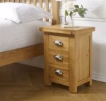 birlea Woburn Small 3 Drawer Bedside-15051
