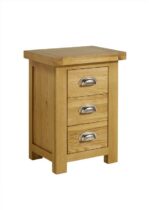 birlea Woburn Small 3 Drawer Bedside-0