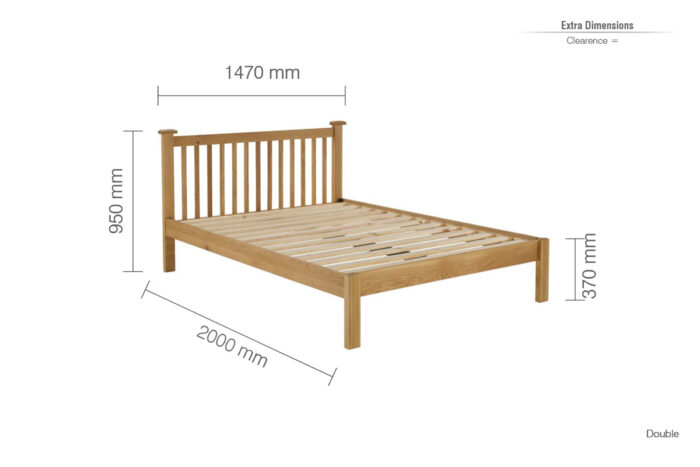 birlea Woburn Chunky Oak Bed-15039