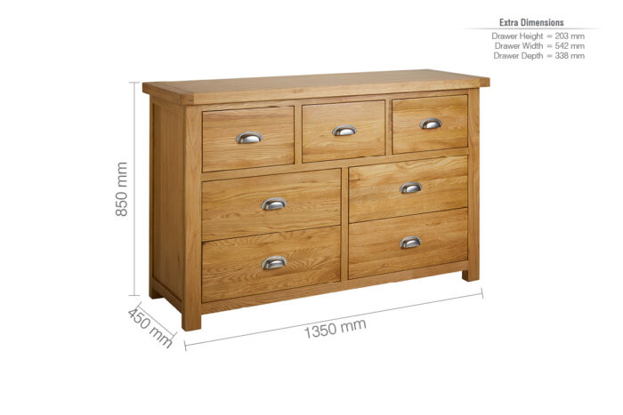 birlea Woburn 4+3 Chest-15022