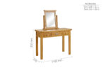 BIRLEA Woburn 3 Drawer Dressing Table-15058
