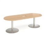 DAMS Eternal radial end boardroom table-34474