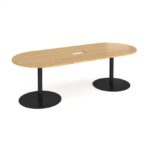 DAMS Eternal radial end boardroom table-34467