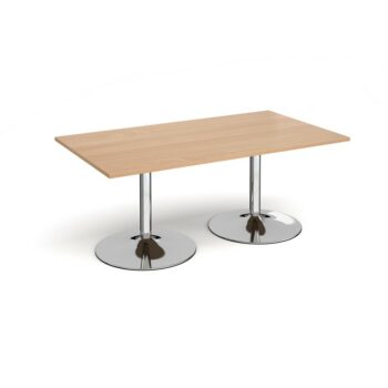 DAMS Trumpet base rectangular boardroom table 1800mm-0