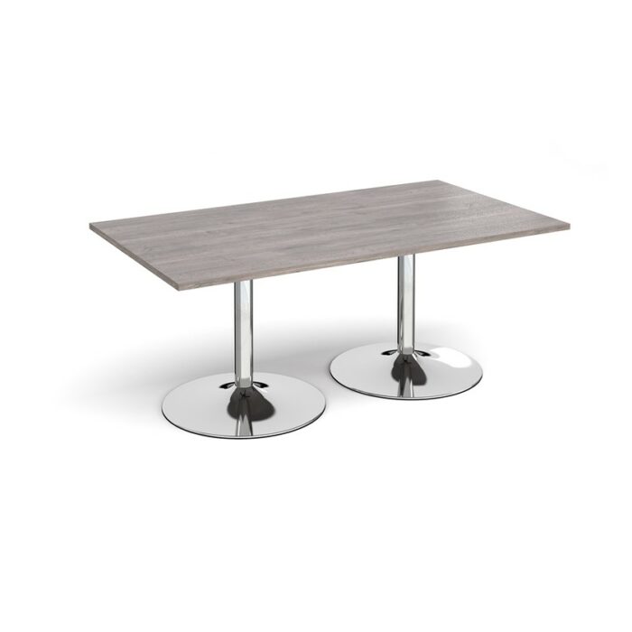 DAMS Trumpet base rectangular boardroom table 1800mm-34270