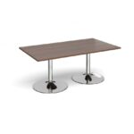 DAMS Trumpet base rectangular boardroom table 1800mm-34271