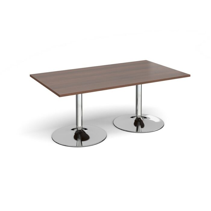 DAMS Trumpet base rectangular boardroom table 1800mm-34271