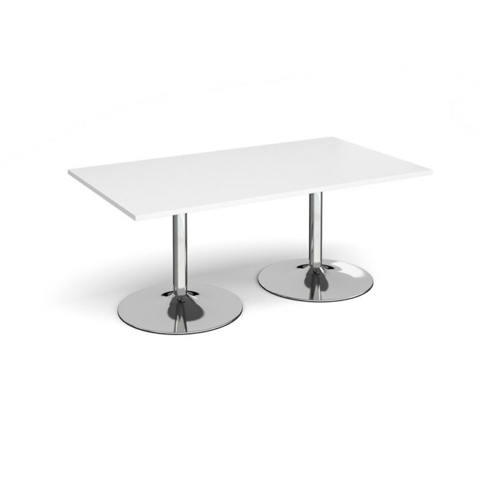DAMS Trumpet base rectangular boardroom table 1800mm-34274