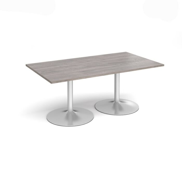 DAMS Trumpet base rectangular boardroom table 1800mm-34275