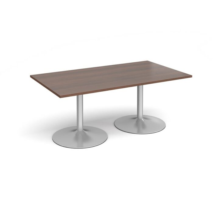 DAMS Trumpet base rectangular boardroom table 1800mm-34278