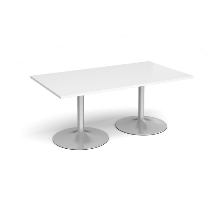 DAMS Trumpet base rectangular boardroom table 1800mm-34276