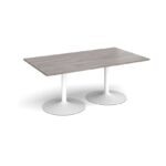 DAMS Trumpet base rectangular boardroom table 1800mm-34283