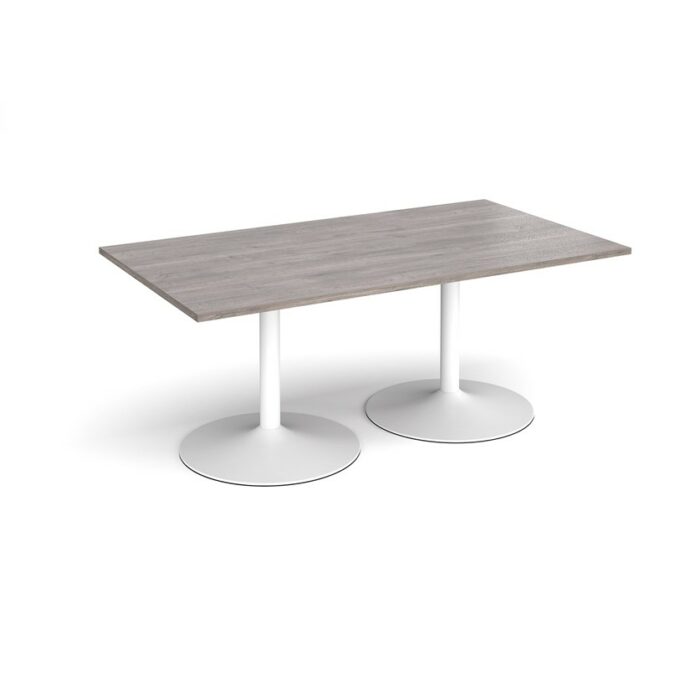DAMS Trumpet base rectangular boardroom table 1800mm-34283