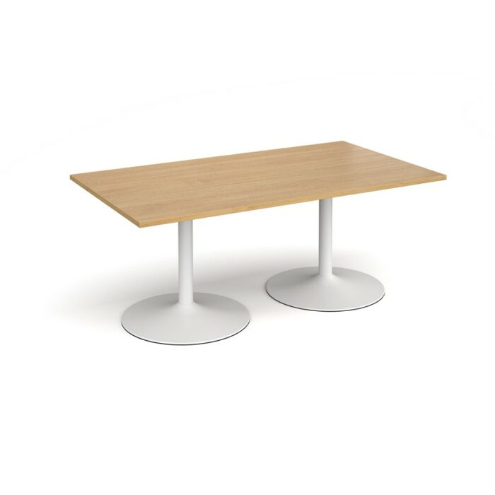 DAMS Trumpet base rectangular boardroom table 1800mm-34281
