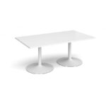 DAMS Trumpet base rectangular boardroom table 1800mm-34280