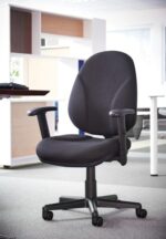 Dams Bilbao fabric operators chair with lumbar support-8637