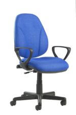 Dams Bilbao fabric operators chair with lumbar support-8629