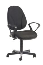 Dams Bilbao fabric operators chair with lumbar support-8631
