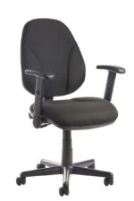 Dams Bilbao fabric operators chair with lumbar support-8633