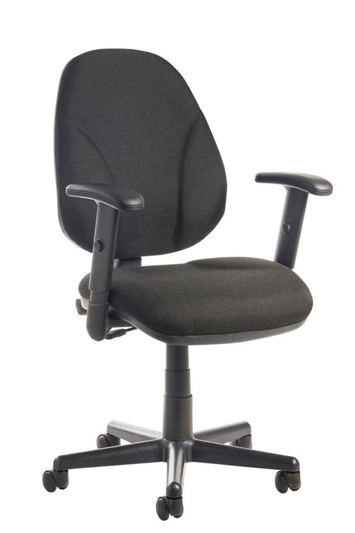 Dams Bilbao fabric operators chair with lumbar support-8633