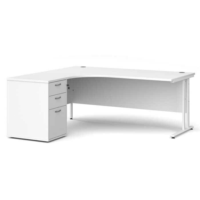 Big Deals Dams Ergo Desk with 3 Drawer Pedestal-21554