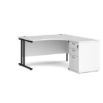 Big Deals Dams Ergo Desk with 3 Drawer Pedestal-21572
