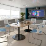 DAMS Eternal radial end boardroom table-9079